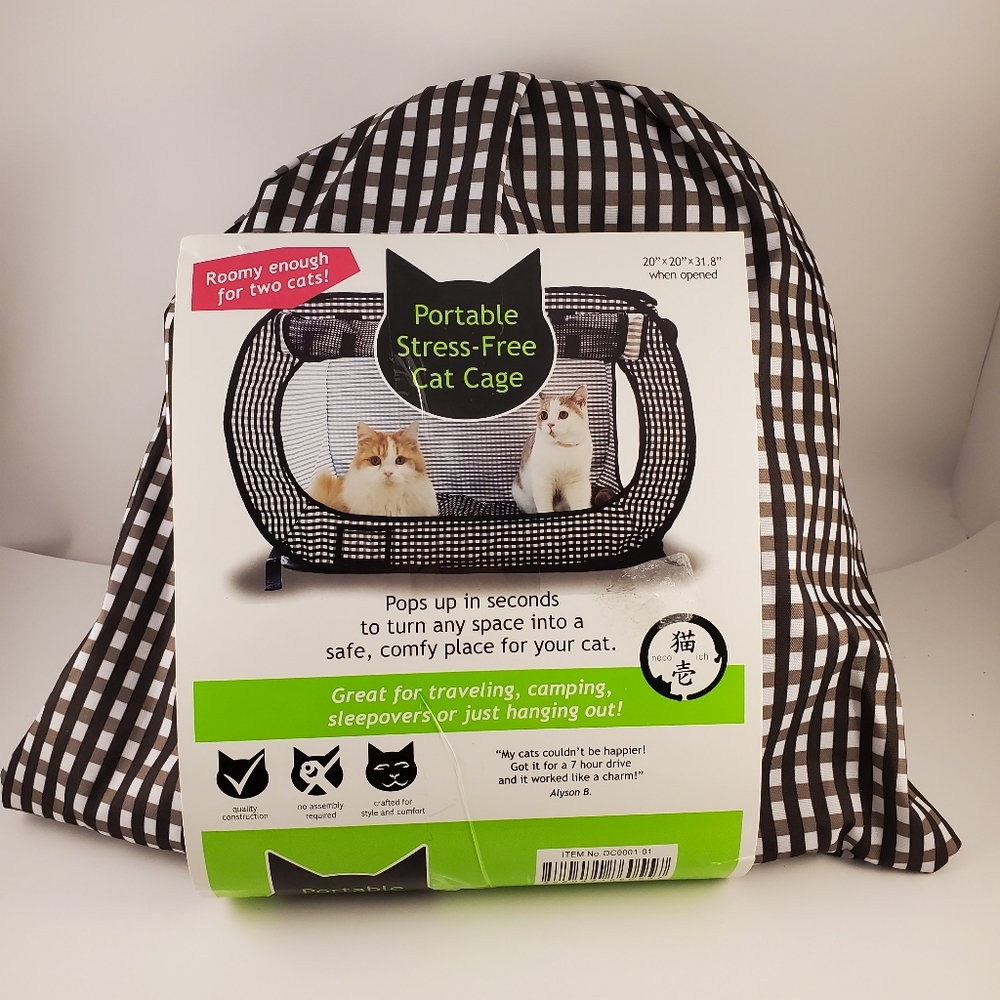 Neo Ichi Pop-Up Portable Cat Cage